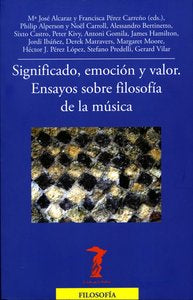 Significado, emoción y valor, de Varios autores | portada del libro