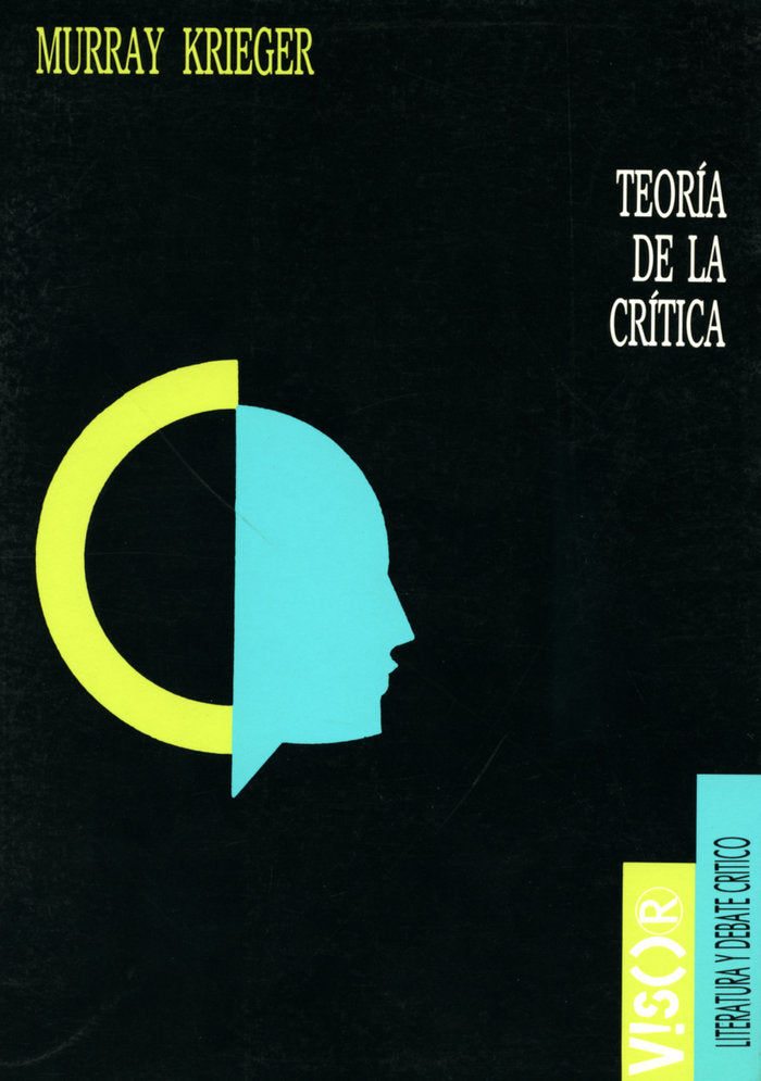 Teoría de la crítica, de Krieger, Murray | portada del libro