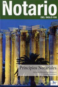 Principios Notariales, de Rodríguez Adrados, Antonio | portada del libro