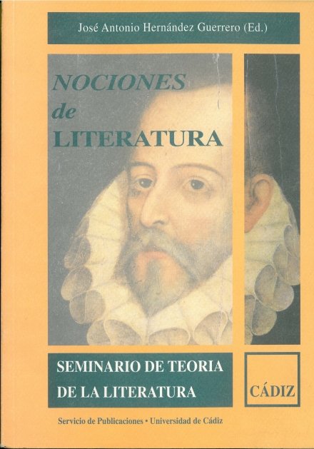 Nociones de literatura, de HERNANDEZ GUERRERO, JOSE A. | portada del libro
