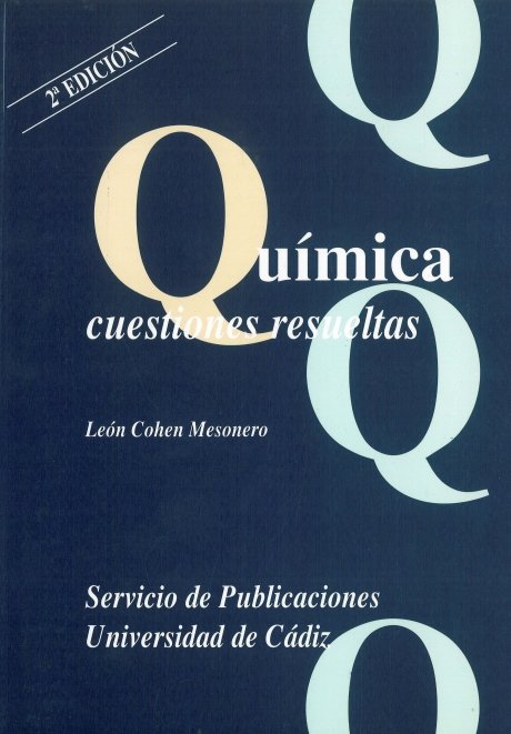Qu¡mica. Cuestiones resueltas, de COHEN MESONERO, LEON | portada del libro