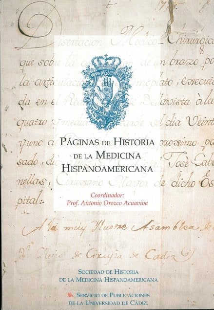 Páginas de historia de la medicina hispanoamericana, de OROZCO ACUAVIVA, ANTONIO | portada del libro