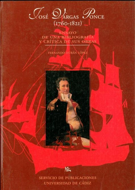 José Vargas Ponce (1760-1821), de DURAN LOPEZ, FERNANDO | portada del libro