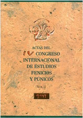 Actas del IV Congreso Internacional de Estudios fenicios y púnicos (4 tomos), de AA.VV. | portada del libro