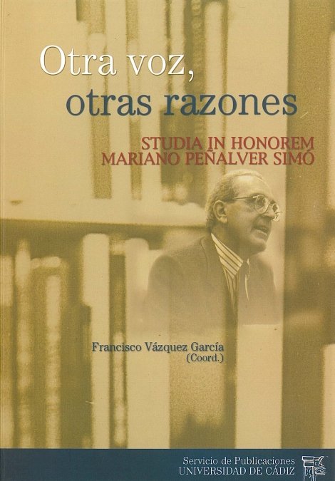 OTRA VOZ, OTRAS RAZONES, de VAZQUEZ GARCIA | portada del libro