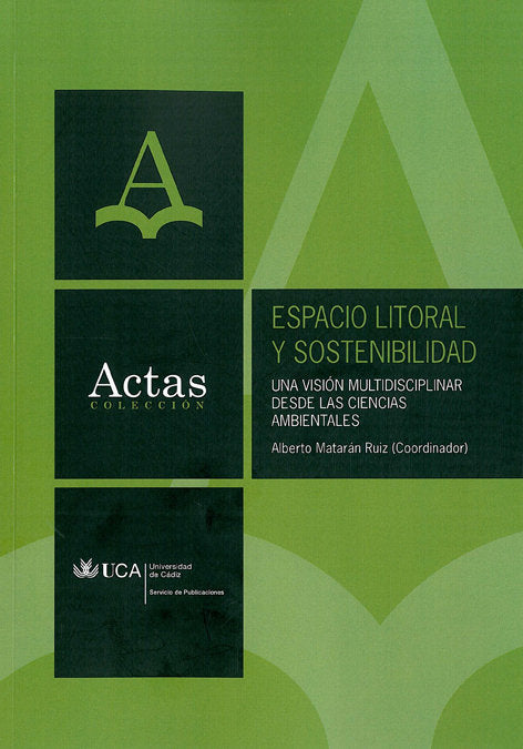 Espacio litoral y sostenibilidad | portada del libro