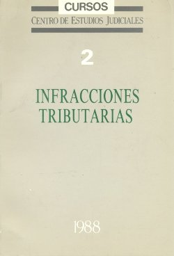 Infracciones tributarias, de Ministerio de Justicia | portada del libro