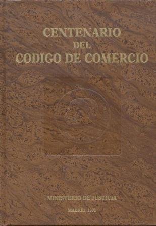 Centenario del código de comercio 1885-1985, vol. III, de Ministerio de Justicia | portada del libro