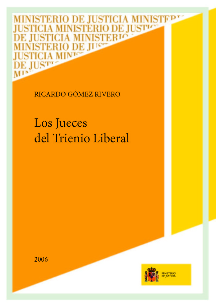 Los jueces del trienio liberal, de Gómez Rivero, Ricardo | portada del libro