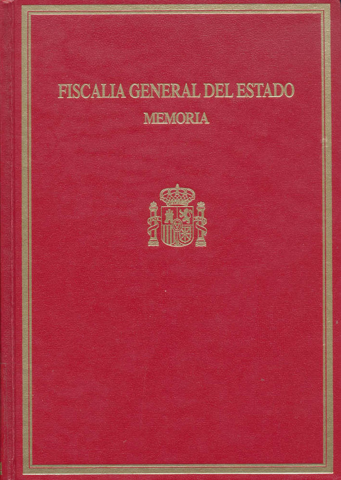 MEMORIA DE LA FISCALIA GENERAL DEL ESTADO AÑO 2003, de MINISTERIO DE JUSTICIA | portada del libro
