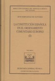 XVII JORNADAS DE ESTUDIO SOBRE LA CONSTITUCION ESPAÑOLA EN E, de MINISTERIO DE JUSTICIA | portada del libro