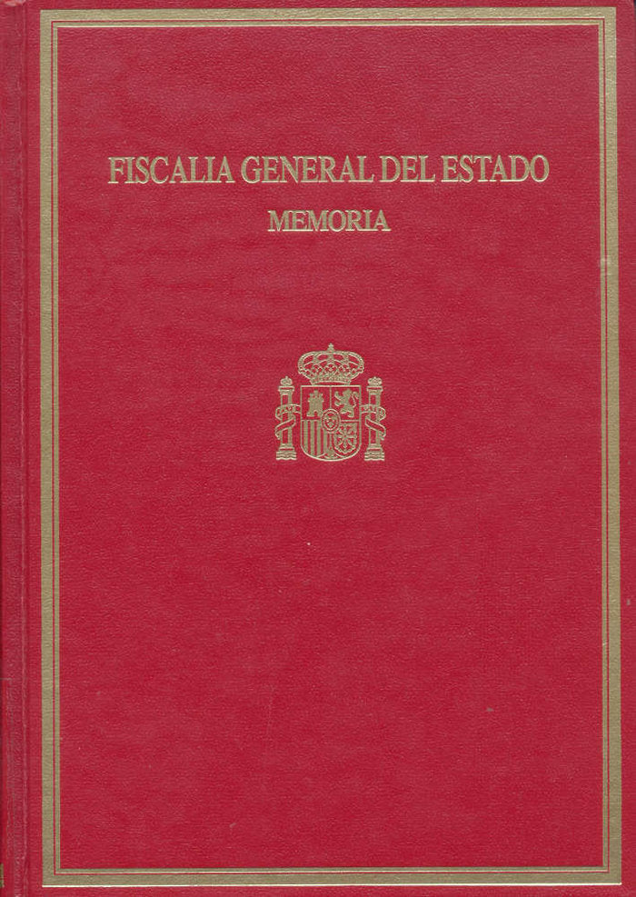 MEMORIA DE LA FISCALIA GENERAL DEL ESTADO, 1999, de MINISTERIO DE JUSTICIA | portada del libro