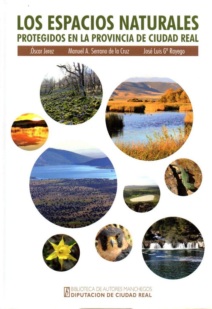 Los espacios naturales protegidos de la provincia de Ciudad Real, de Jerez García | portada del libro