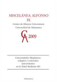 Univeridades hispánicas: colegios y conventos universitarios en la edad moderna (II), de RODRIGUEZ-SAN PEDRO BÃ‰ZARES, Luis E
