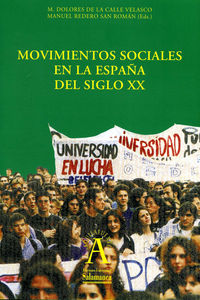 Movimientos sociales en la España del siglo XX, de Calle Velasco | portada del libro
