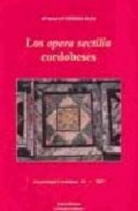 La opera sectilia cordobeses, de Gutiérrez Deza | portada del libro