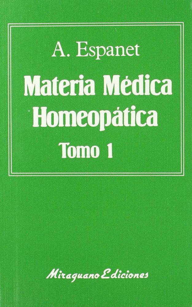 Materia Médica Homeopática (2 tomos), de Espanet, A. | portada del libro