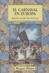 El carnaval en Europa, de Sánchez, José Luis | portada del libro