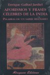 Aforismos y frases célebres de la India, de Gallud Jardiel, Enrique | portada del libro