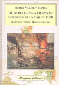 De Barcelona a Filipinas: Impresiones de un viaje en 1898, de Villalba y Burgos | portada del libro