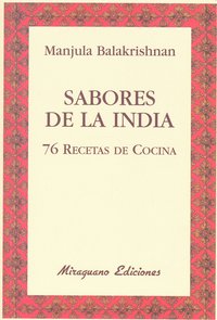 Sabores de la India. 76 recetas de cocina, de Balakrishnan, Manjula | portada del libro
