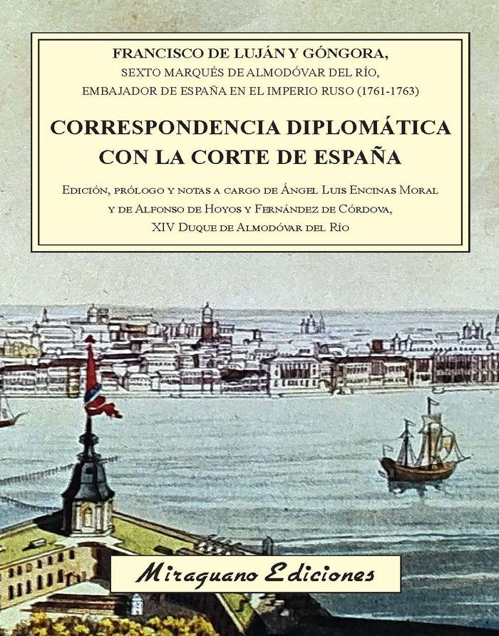 CORRESPONDENCIA DIPLOMATICA CON LA CORTE DE ESPAÑA, de LUJAN Y GONGORA, FRANCISCO DE | portada del libro