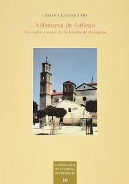 VILLANUEVA DE GALLEGO, de URZAINQUI BIEL | portada del libro