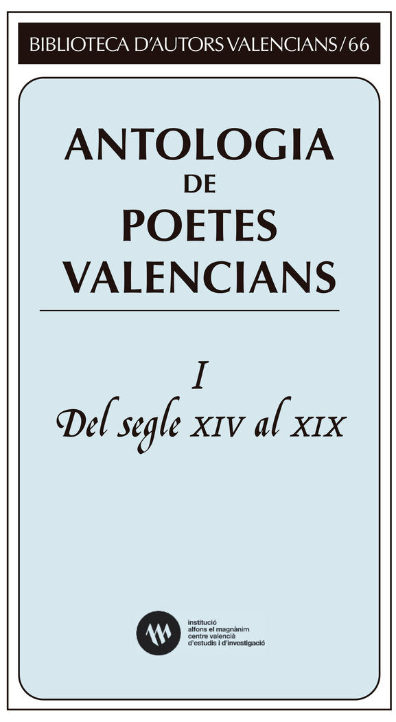 Antologia de Poetes Valencians, de VARIOS | portada del libro