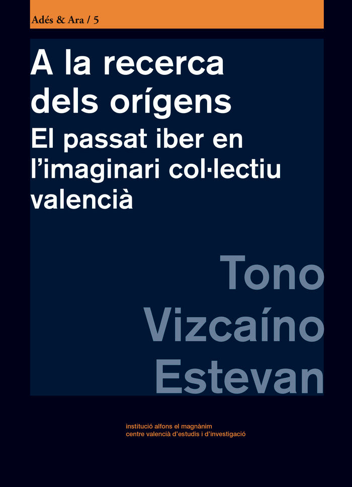 A la recerca dels orígens, de Vizcaíno Esteban | portada del libro
