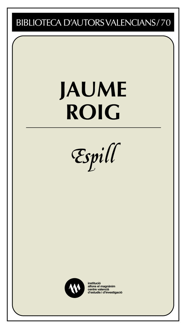 Espill, de ROIG | portada del libro