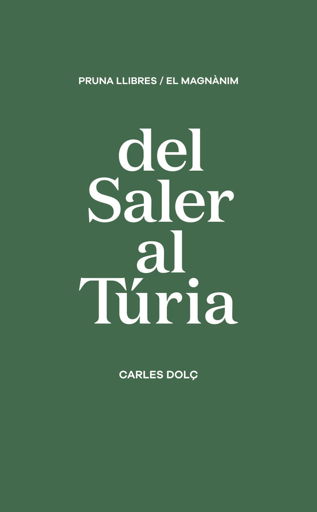 DEL SALER AL TURIA, de DOLÇ SORIANO | portada del libro