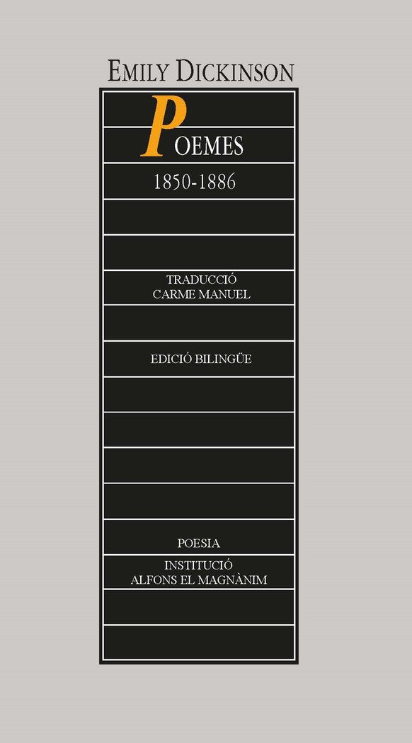 Poemes 1850-1886, de DICKINSON, EMILY | portada del libro