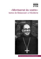 Montserrat és vostre, de A. MARTIN ESCARRE | portada del libro