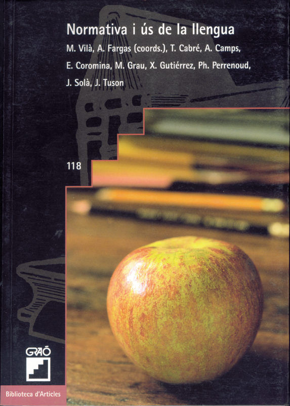 Normativa i ús de la llengua, de Cabré Castellví, M. Teresa | portada del libro