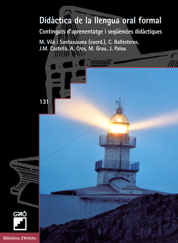 Didàctica de la llengua oral formal, de Vilà Santasusana, Montserrat | portada del libro