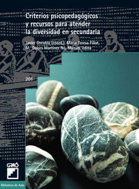 Criterios psicopedagógicos y recursos para atender la diversidad en secundaria, de Onrubia Goñi, Javier | portada del libro