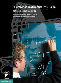 La actividad matemática en el aula, de Giménez Rodríguez, Joaquim | portada del libro