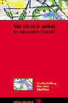 Más allá de la calidad en educación infantil, de Moss, Peter | portada del libro