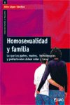 Homosexualidad y familia, de López Sánchez, Félix | portada del libro