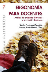 Ergonomía para docentes, de Menéndez Montañés, Concha | portada del libro