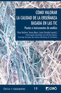 Cómo valorar la calidad de la enseñanzabasada en las TIC, de Mauri Majós, Teresa | portada del libro