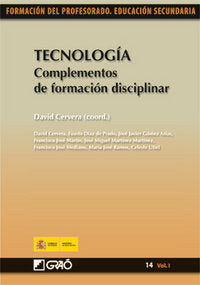 Tecnología. Complementos de formación disciplinar, de Cervera Olivares, David | portada del libro