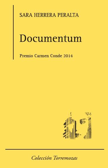 Documentum, de Herrera Peralta | portada del libro