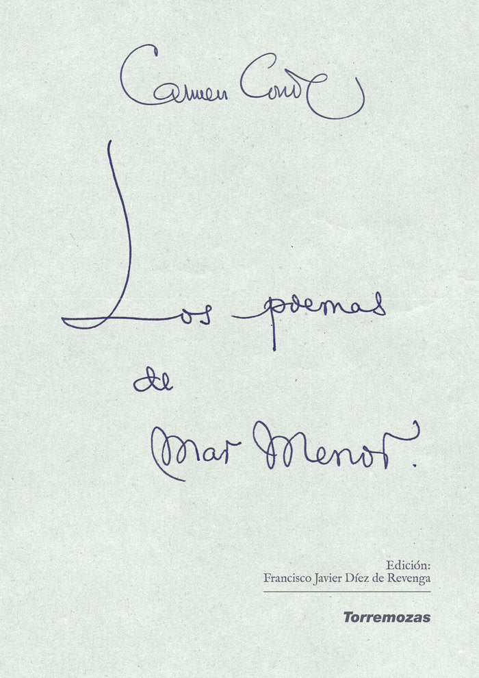 LOS POEMAS DE MAR MENOR, de CONDE, CARMEN | portada del libro
