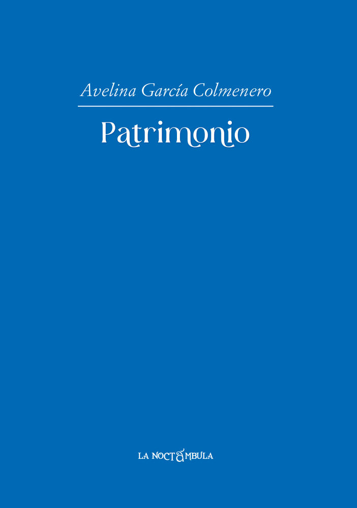 PATRIMONIO, de GARCIA COLMENERO, AVELINA | portada del libro