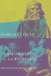 FILOSOFIA DE LA EXPRESION BEM-1  *, de COLLI | portada del libro