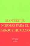 Normas para el parque humano, de SLOTERDIJK | portada del libro