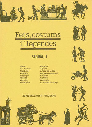 El Segrià I, de Bellmunt Figueras, Joan | portada del libro