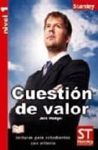 Lecturas para estudiantes con criterio Nivel 1 - Cuestión de valor, de AYLLON LANDER | portada del libro