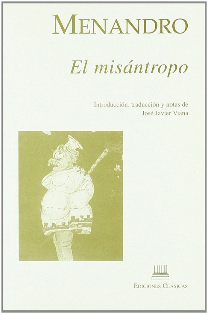 MISANTROPO, EL, de MENANDRO | portada del libro
